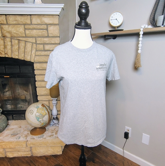 Simply Southern Gray 'Keep It Simple' Dog Tee - Picture 2 of 3